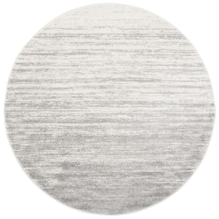 Safavieh 12 x 12 ft. Adirondack Power Loomed Round Rug; Ivory & Silver ADR113B-12R